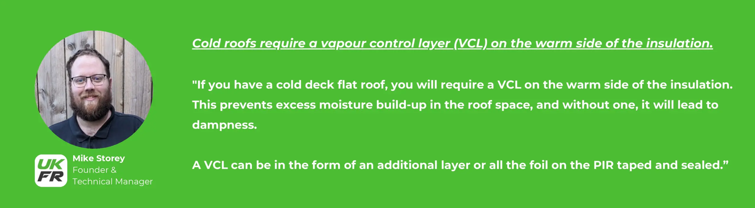 Cold roofs also requier a VCl (Desktop)