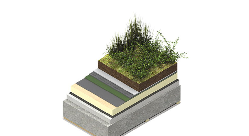 Inverted Roof with Green Roof